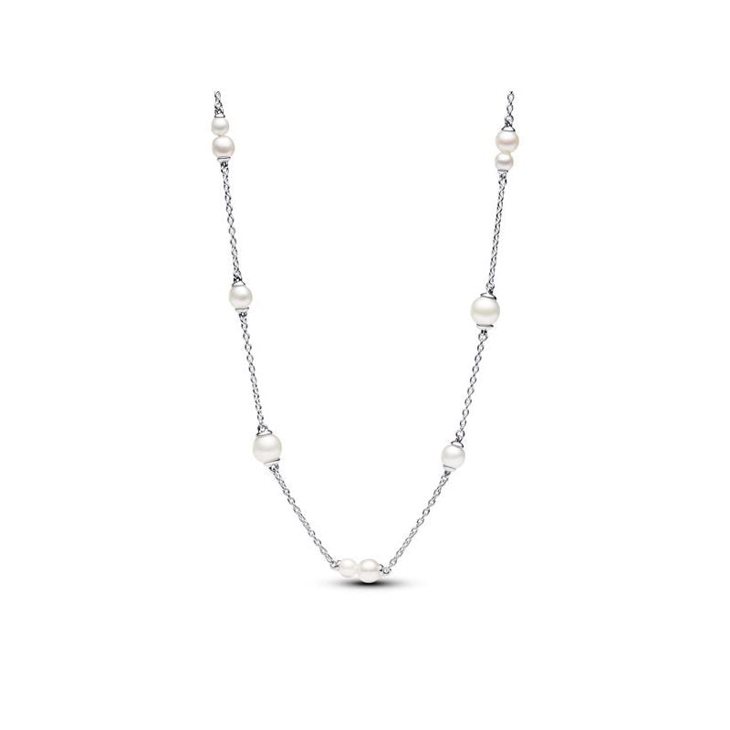 Pandora Treated Freshwater Cultured Pearl Station Chain kaulakoru 393175C01-45-1