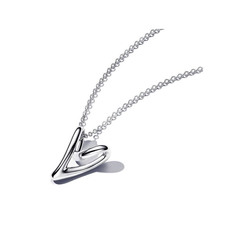 Pandora Organically Shaped Heart Pendant kaulakoru 70 cm 393272C00-70-1