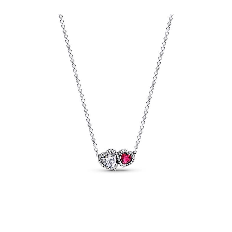 Pandora Halo Hearts Pendant kaulakoru 393632C01-45-1