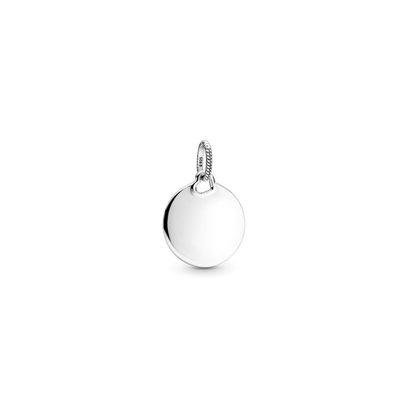 Pandora Engravable Round Tag Pendant riipus 398610C00-1
