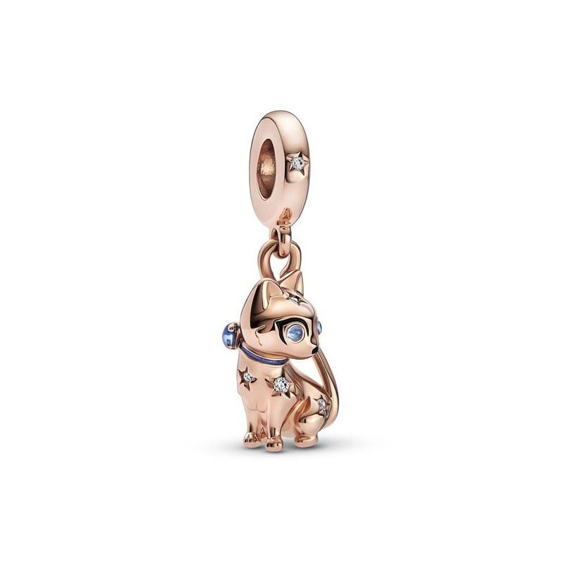Pandora Sparkling Pet Cat Dangle hela 782259C01-1