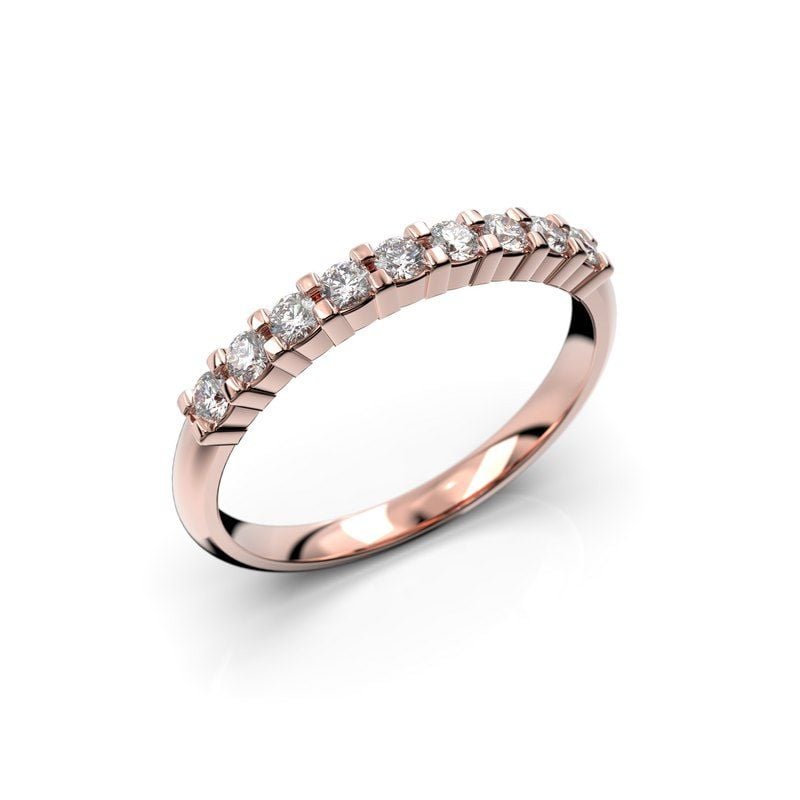Festive Sophia Half Round timanttisormus 0,27ct 14-422-027-PK-HSI1-1