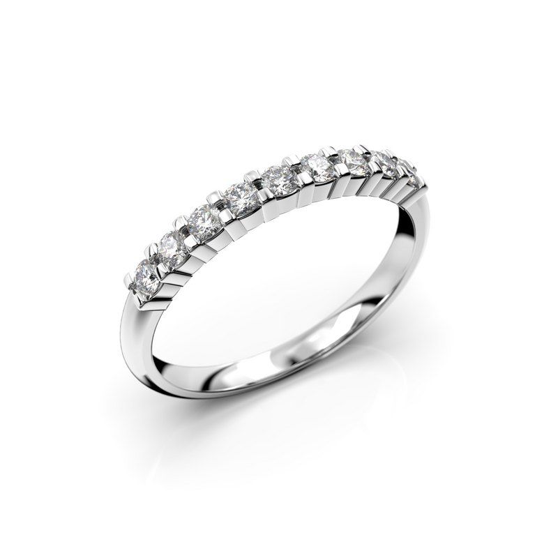 Festive Sophia Half Round timanttisormus 0,27ct 14-422-027-VK-HSI1-1