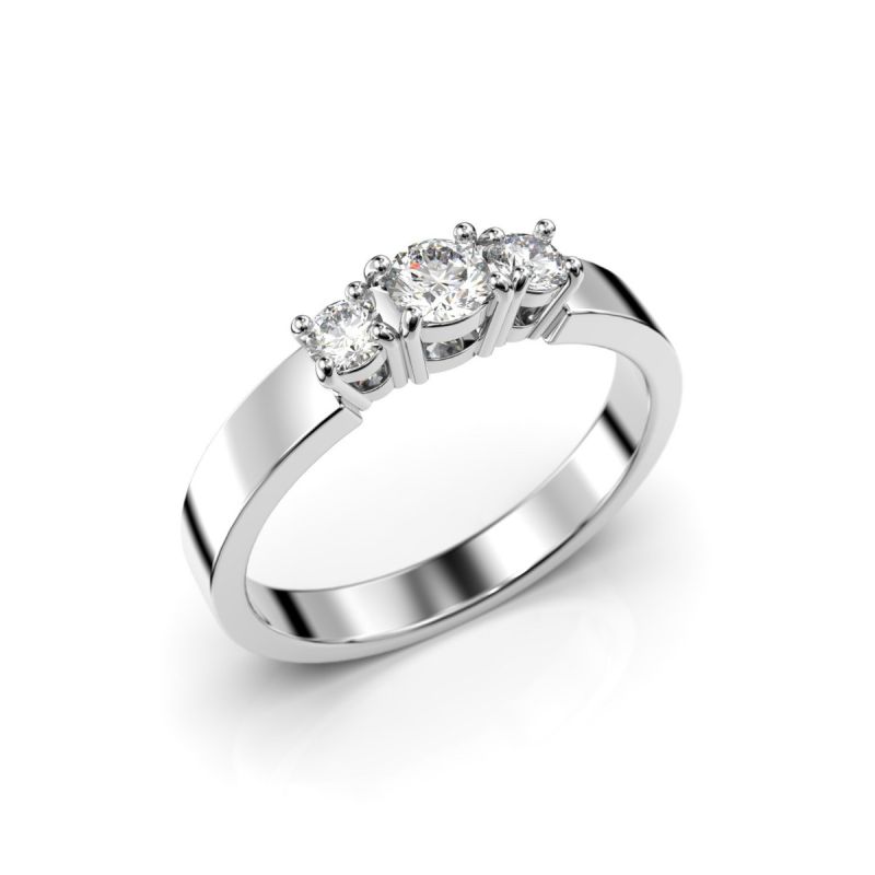 Festive Taylor timanttisormus, platina 428-025-PT