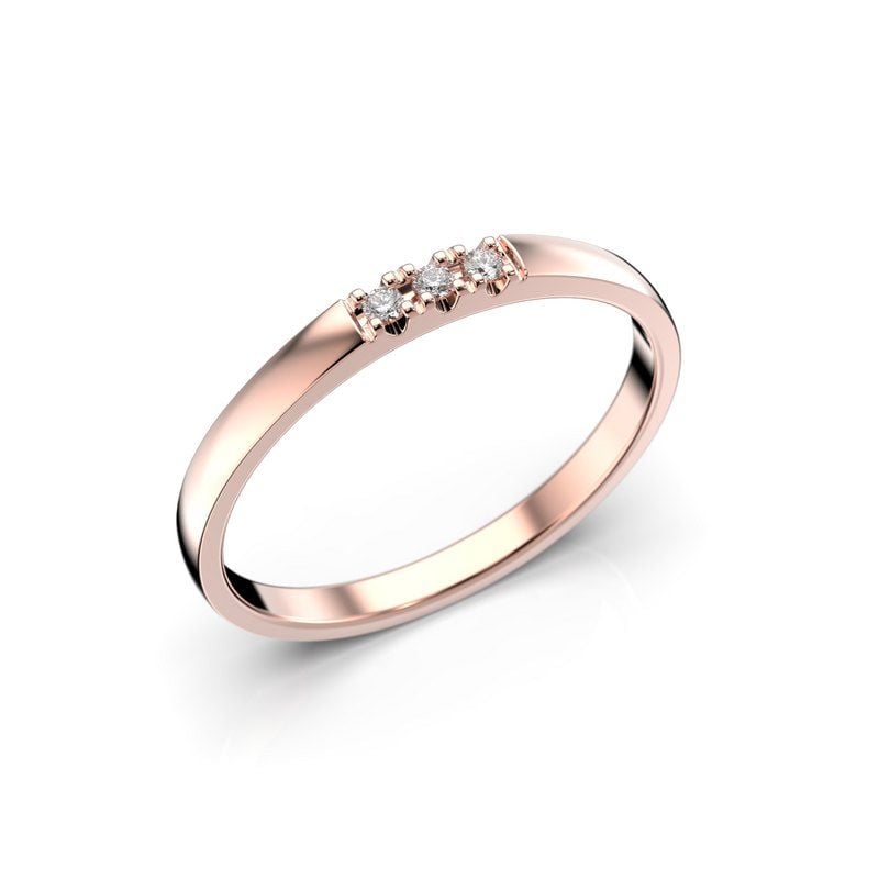 Festive Victoria timanttisormus 0,03ct 14-431-003-PK-HSI1-1