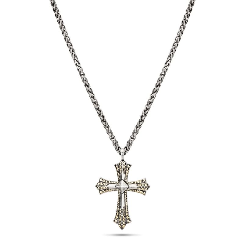 Police Antique Cross -ristikaulakoru PJ-FW20-G45-1