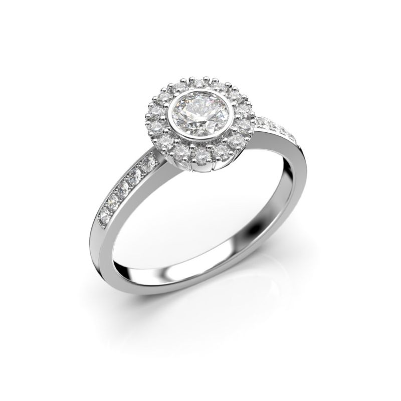 Festive Amelie timanttisormus, platina 495-050-PT