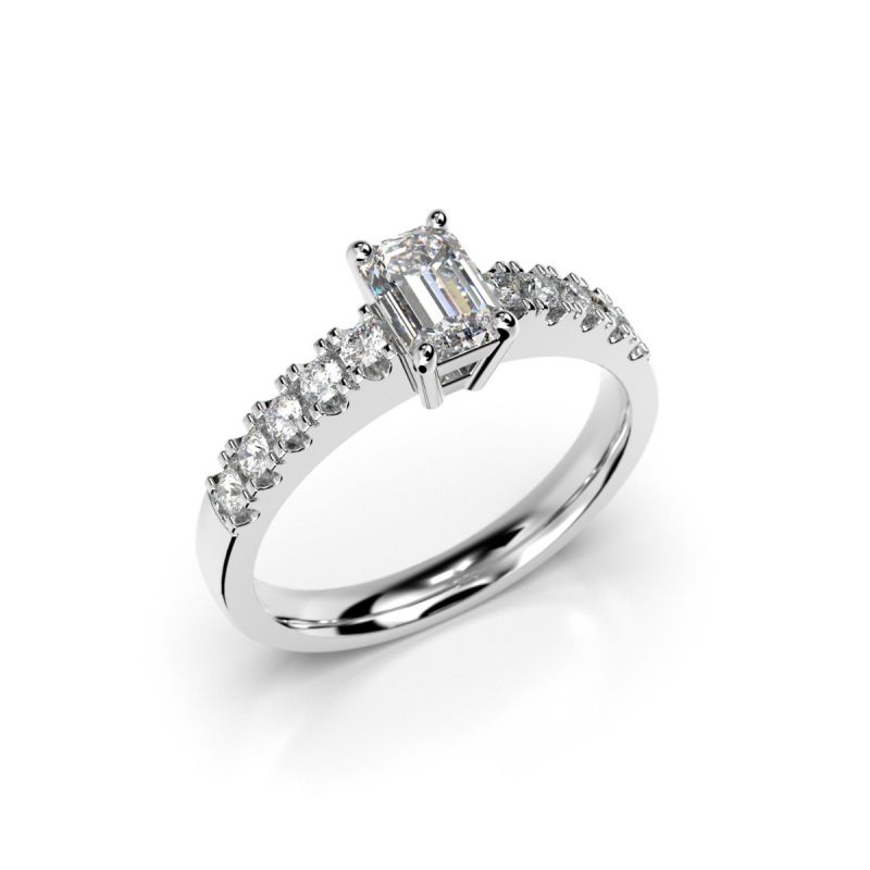 Festive Elinor timanttisormus, platina 507-060-PT