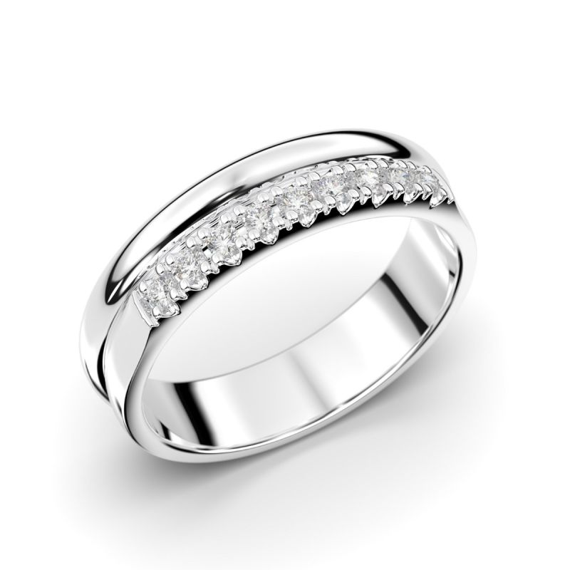 Festive Victoria Double timanttisormus, platina 512-009-PT
