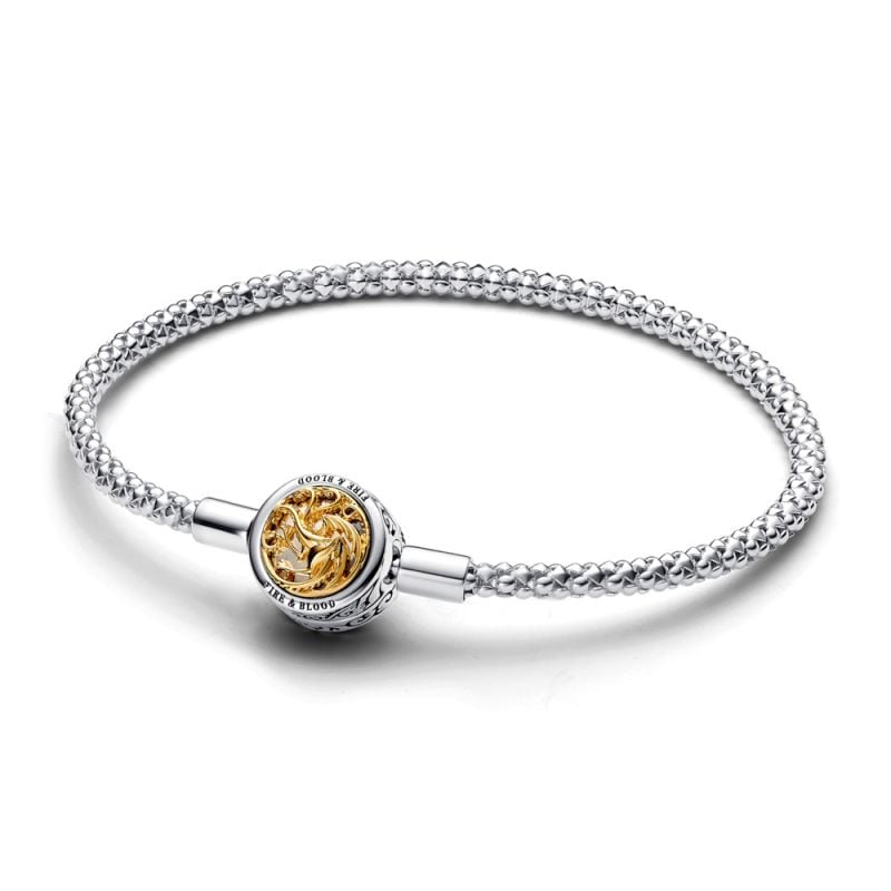 Pandora x Game of Thrones House Sigil Clasp Pandora Moments Studded Chain rannekoru 19 cm 562964C00-1