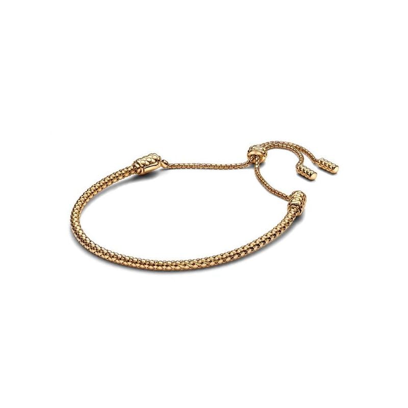 Pandora Studded Chain Slider 14k Gold-plated rannekoru 563090C00-2-1