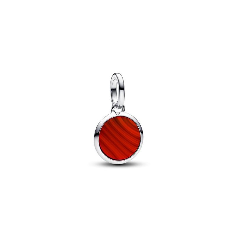 Pandora Red Engravable Mini Medallion hela 793389C01-1