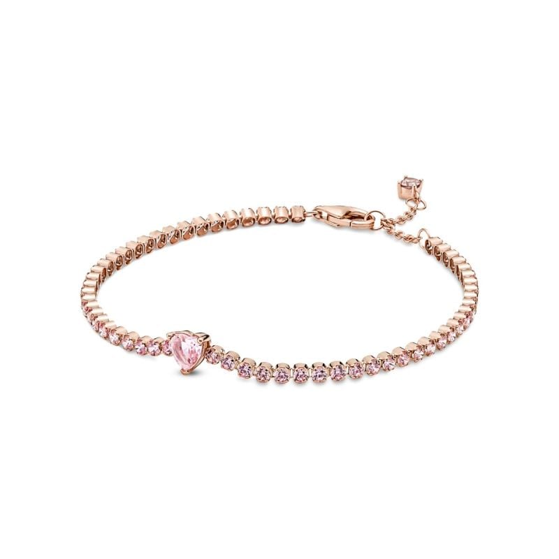 Pandora Rose Sparkling Heart Tennis rannekoru 18 cm  580041C01-1