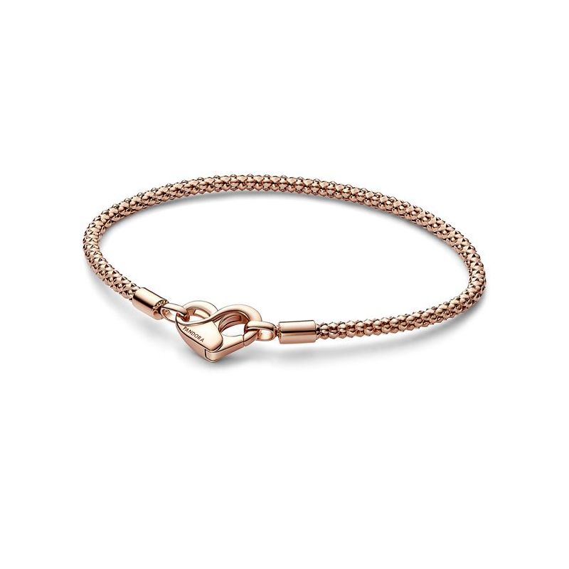 Pandora Studded chain 14k rose gold-plated rannekoru 16 cm 582731C00-1