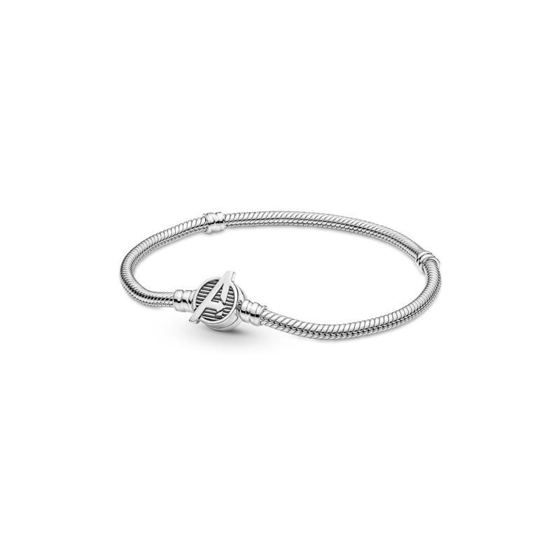 Pandora Moments Marvel The Avengers Logo Clasp Snake Chain rannekoru 17cm 590784C00-17-1