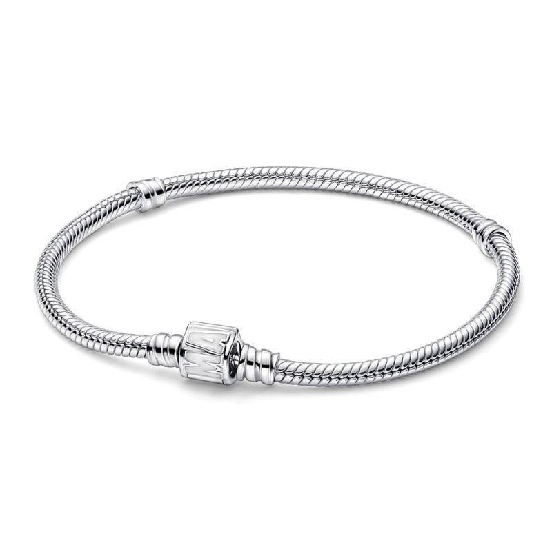 Pandora Marvel x Pandora Marvel Logo Clasp Snake Chain rannekoru 18cm 592561C01-1