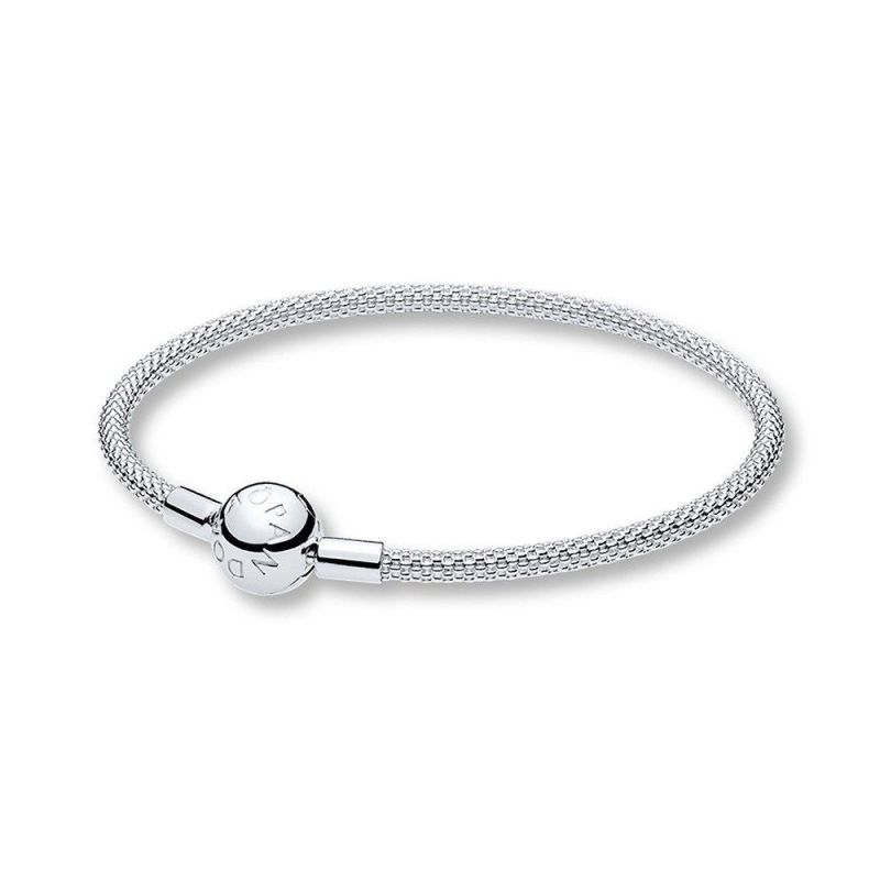 Pandora Silver Mesh Armband (21cm) 596543-1