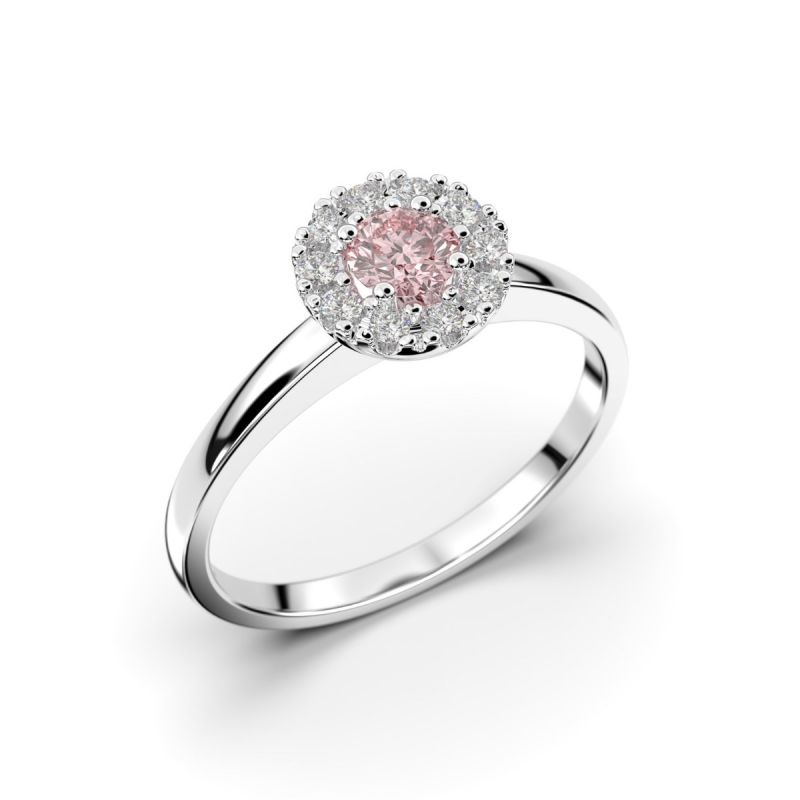 Festive Annabella Morganiitti timanttisormus, platina 598-028M-PT