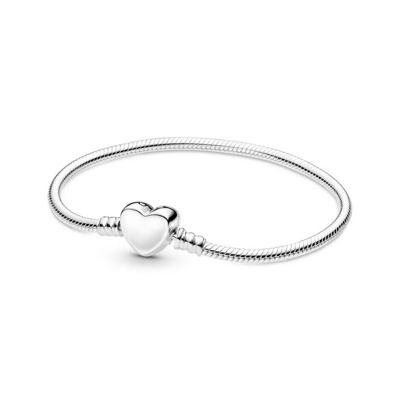 Pandora Moments Engravable Heart Clasp Snake Chain rannekoru 16 cm 599206C00-1