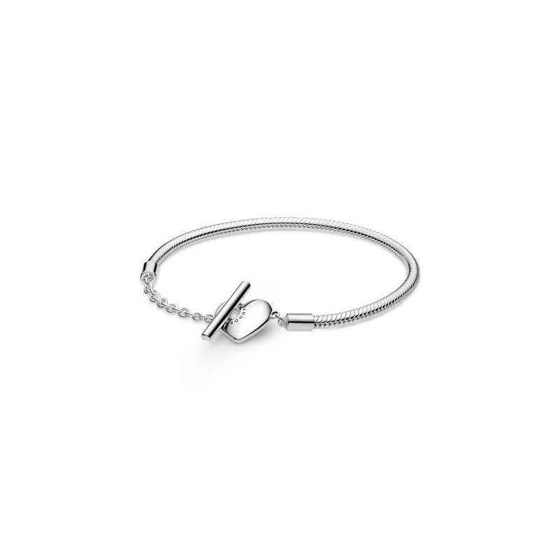 Pandora Moments Engravable Heart T-Bar rannekoru 20 cm 599285C00-1