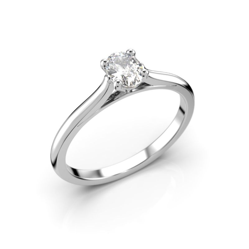 Festive Sesilia timanttisormus, platina 605-030-PT