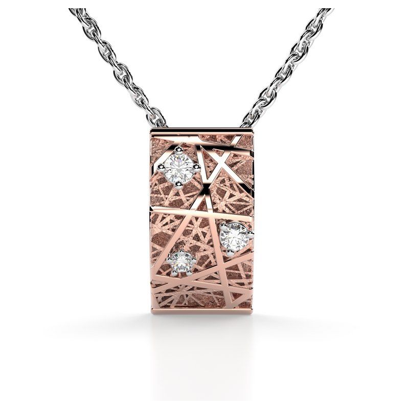 Festive Routa Timanttiriipus 6 mm / 0,05 ct punakulta 623-005R-PK