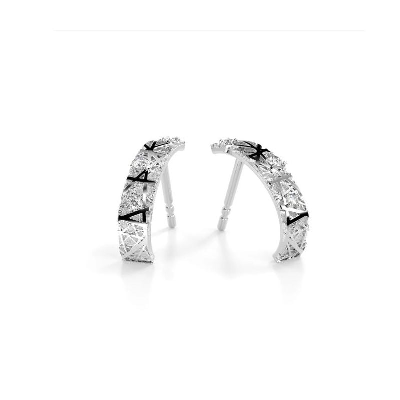 Festive Routa timanttikorvakorut, platina 625-007K-PT