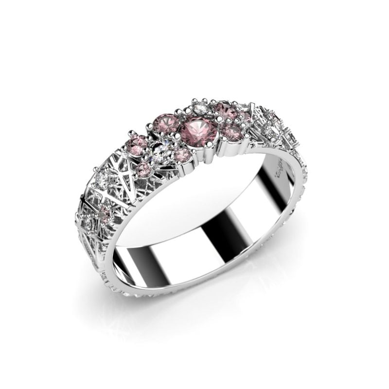 Festive Routa Rakka timanttisormus, platina 627-033P-PT