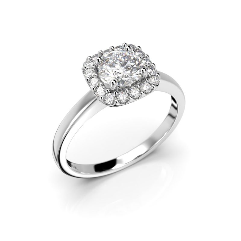 Festive Jemina timanttisormus, platina 634-066-PT