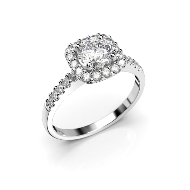 Festive Jemina timanttisormus, platina 635-076-PT