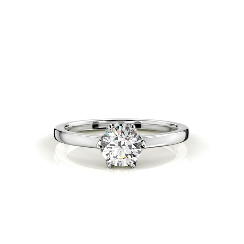 Festive Adele timanttisormus, platina 651-070-PT