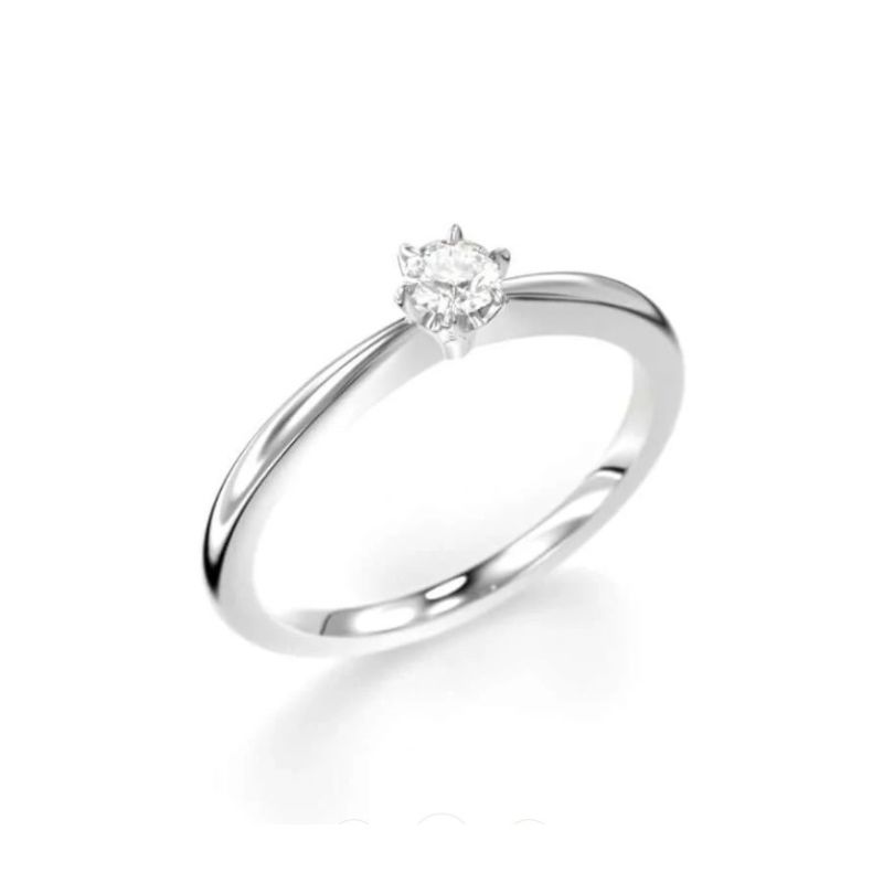 Festive Classic timanttisormus, platina 683-010-PT