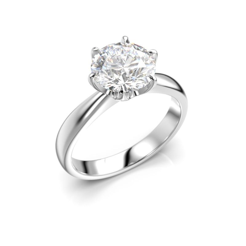 Festive Classic timanttisormus, platina 686-200-PT