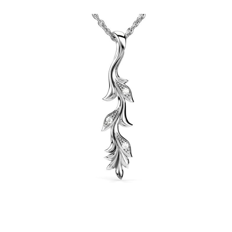 Festive Feeniks timanttiriipus, platina 706-003R-PT
