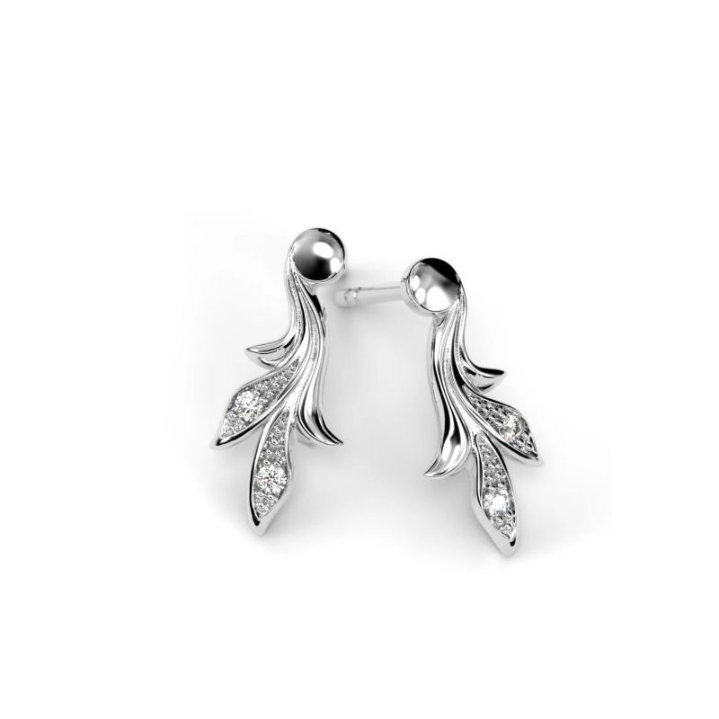 Festive Feeniks timanttikorvakorut, platina 707-004K-PT