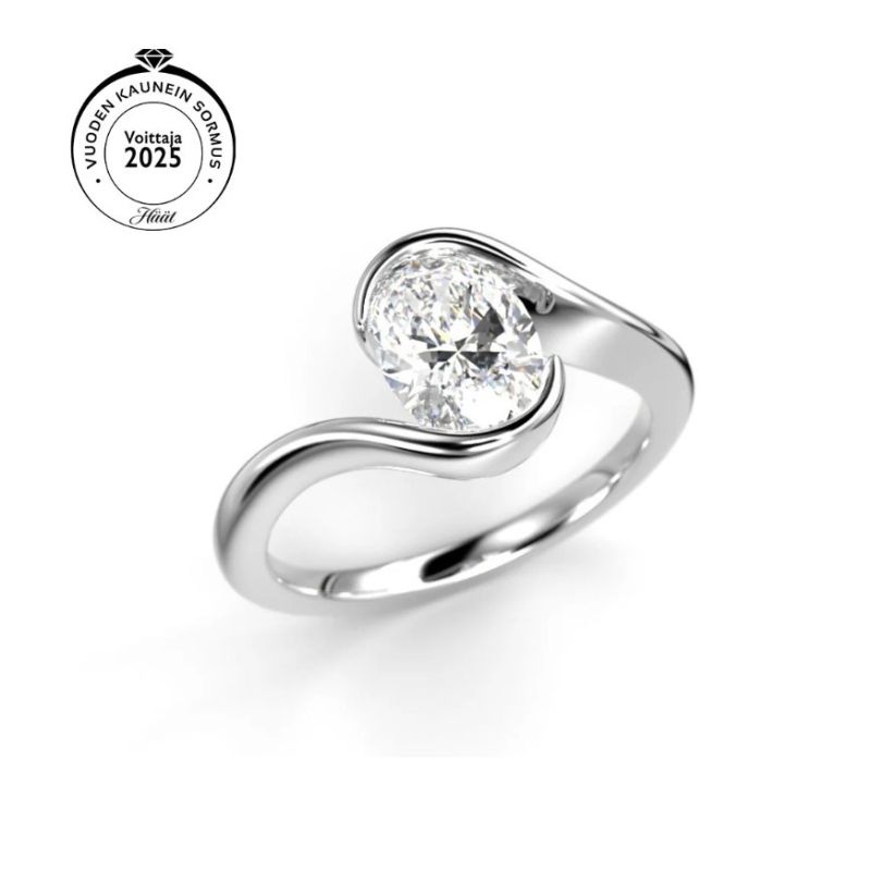 Festive Auréa Diamantring, Platin 734-100-PT