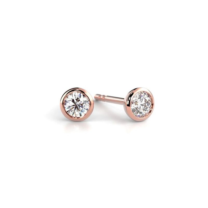 Festive Auréa Bezel Diamantohrringe 739-020-PK