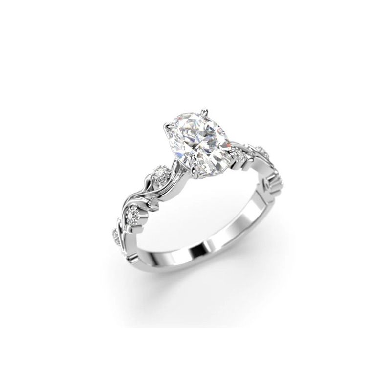 Festive Feeniks Lux Oval timanttisormus 754-106-VK