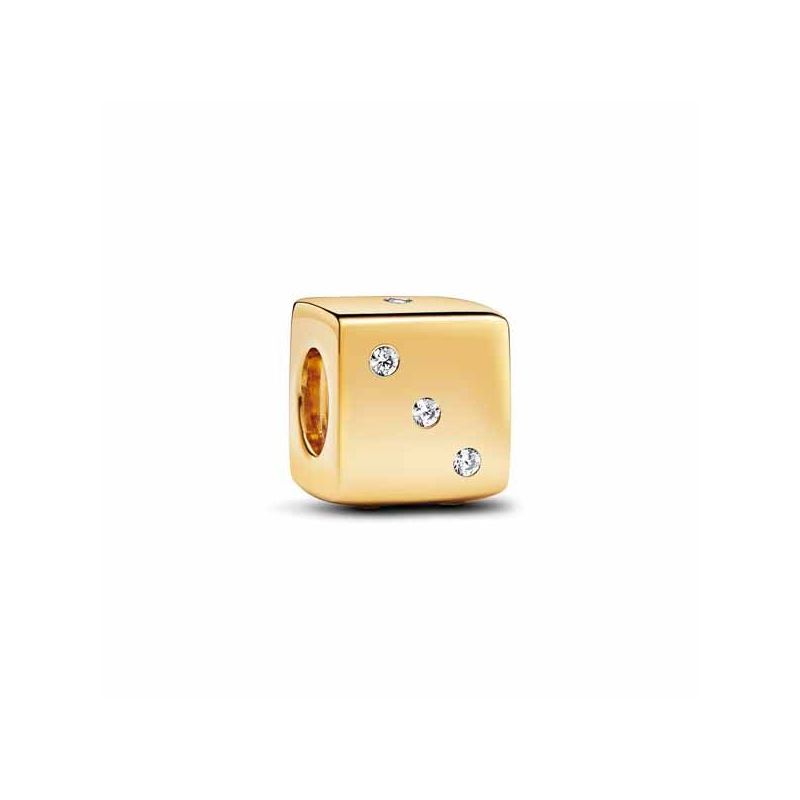 Pandora Gold Lucky Dice hela 761269C01-1
