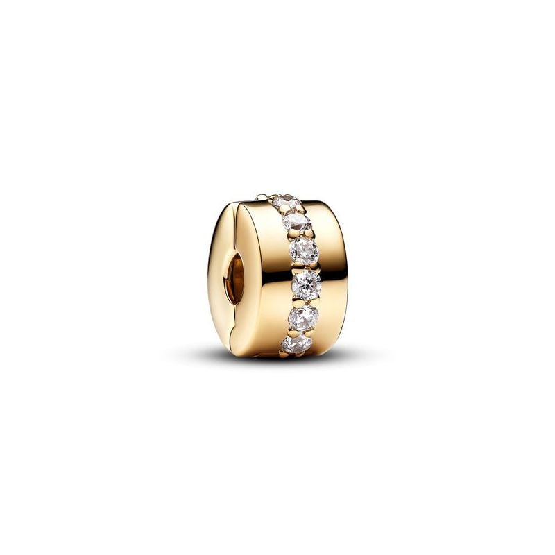Pandora Clear Sparkling Row Clip hela 761972C01-1