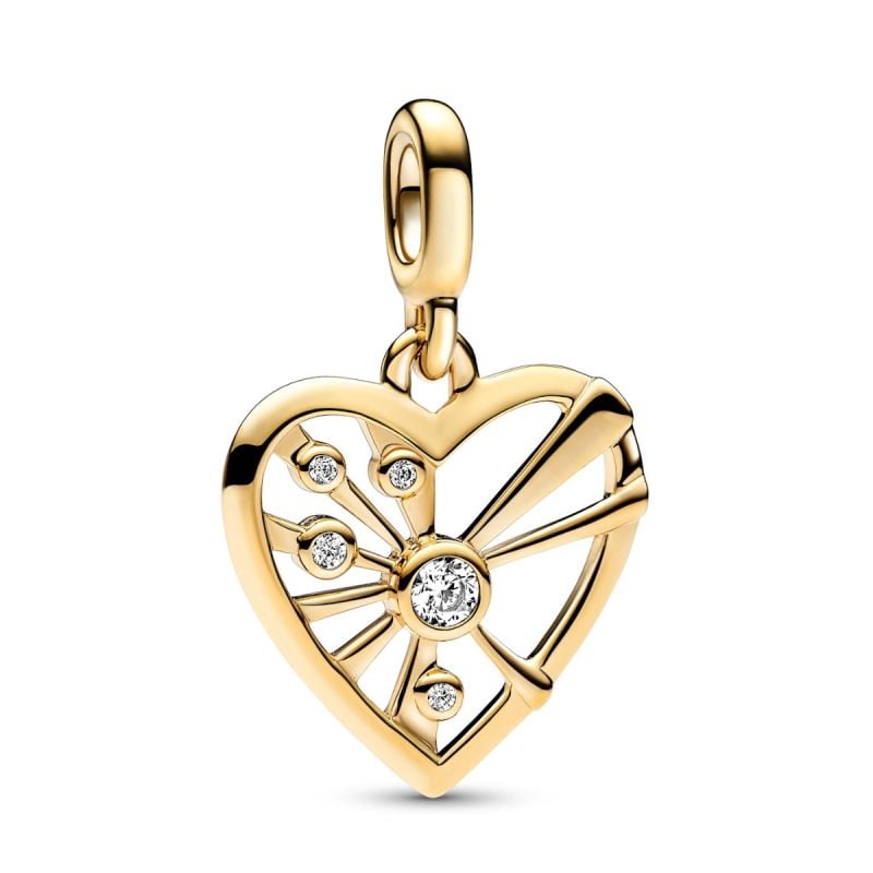 Pandora ME Heart & Rays Medallion hela 762691C01-1