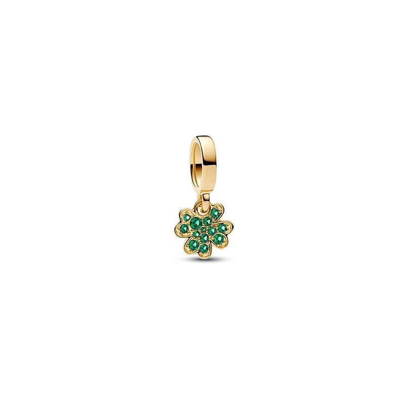 Pandora Four-leaf Clover Dangle Charm, vergoldet 762751C01