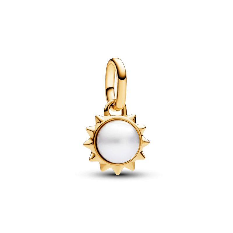 Pandora ME Treated Freshwater Cultured Pearl Sun Mini Dangle hela 763035C01-0