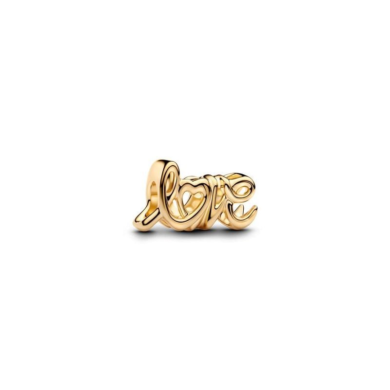 Pandora Handwritten Love hela, kullattu 763055C00-1