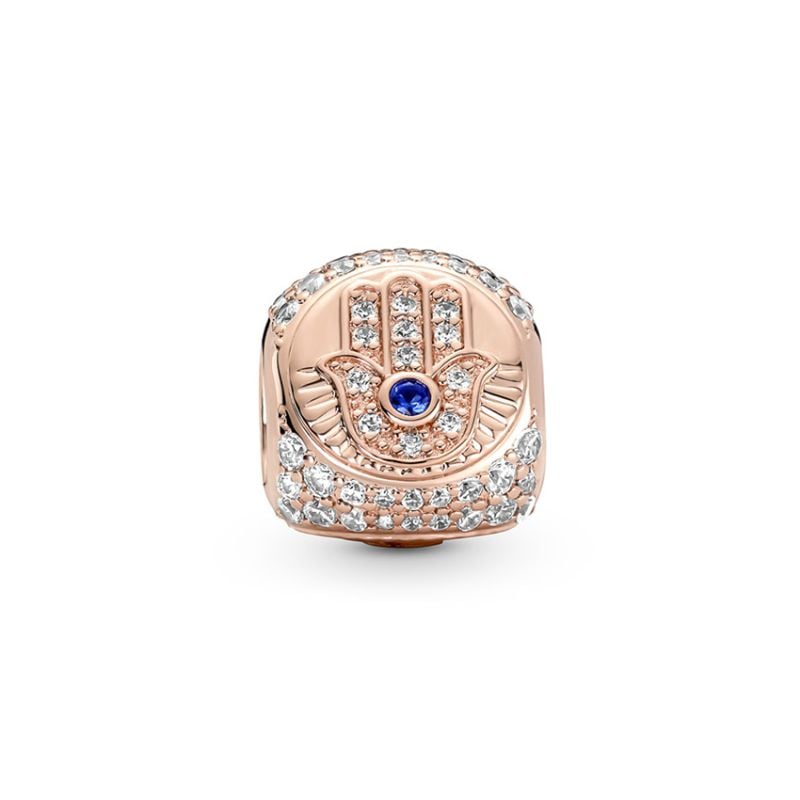 Pandora Hamsa, All-seeing Eye & Feather Three-sided -hela 780101C01