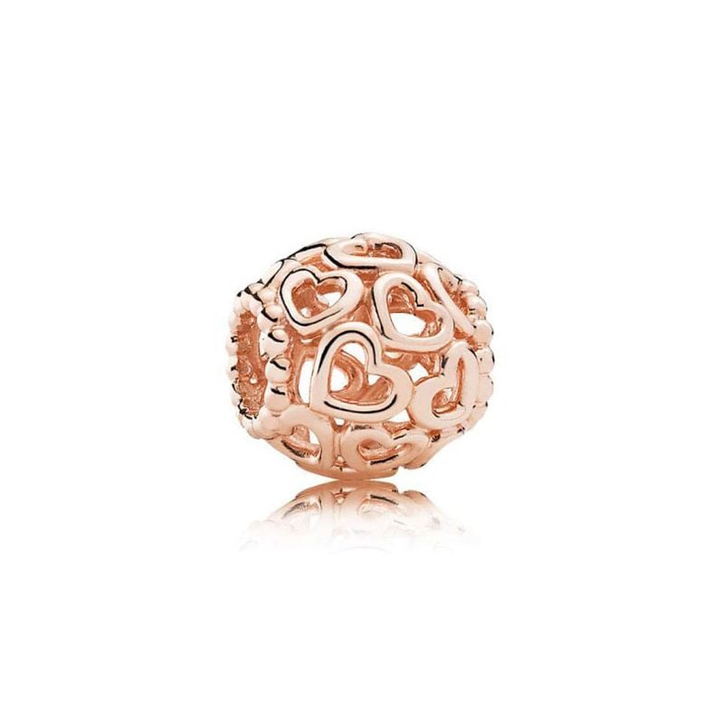 Pandora Rose Openwork Hearts -hela 780964-1