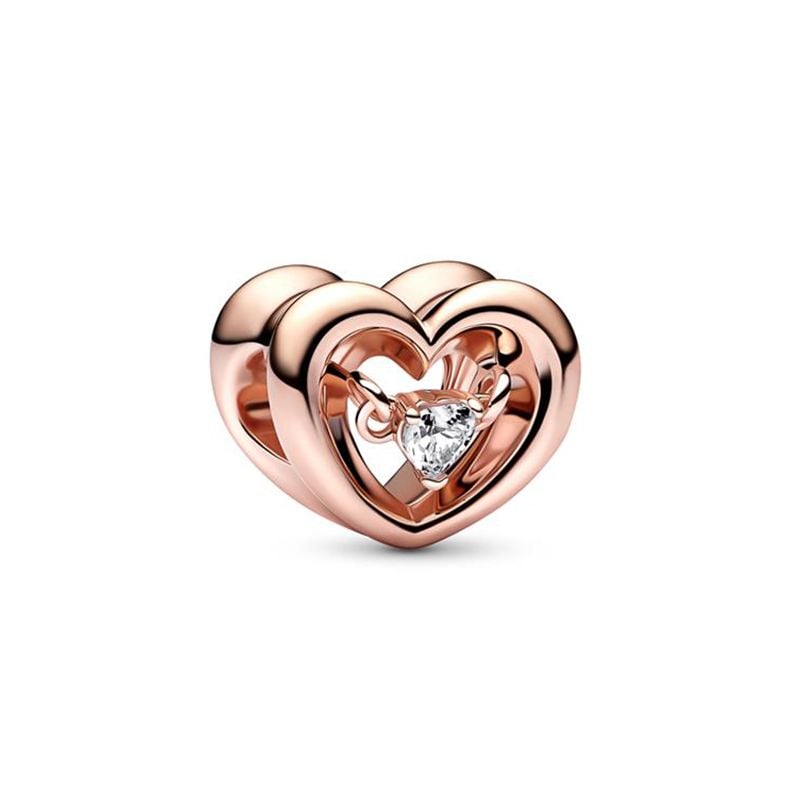 Pandora Rose Moments Radiant Heart & Floating Stone hela 782493C01-1