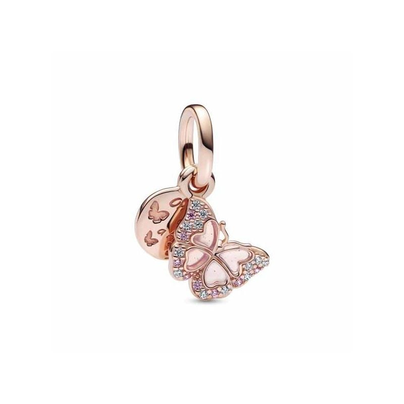 Pandora Moments Pink Butterfly & Quote hela 782555C01-1