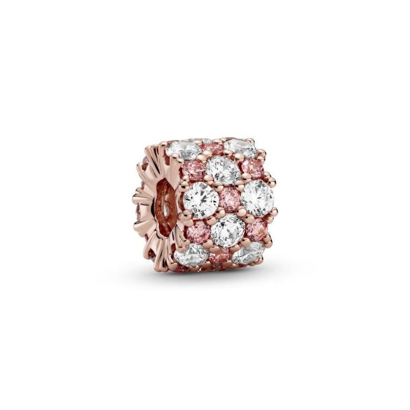 Pandora Moments Rose Pink & Clear Sparkle berlock 788487C01-1