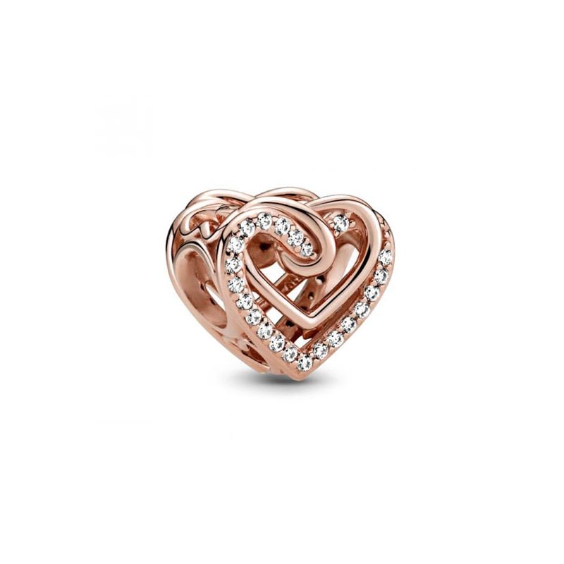 Pandora Rose Sparkling Entwined Hearts -hela 789270C01-1